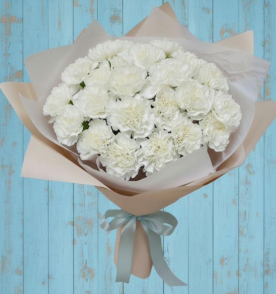 Букет цветов из: Гвоздики в Спасс