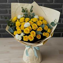 Букет цветов из:  Розы #REPLACE_PRED# Спасс