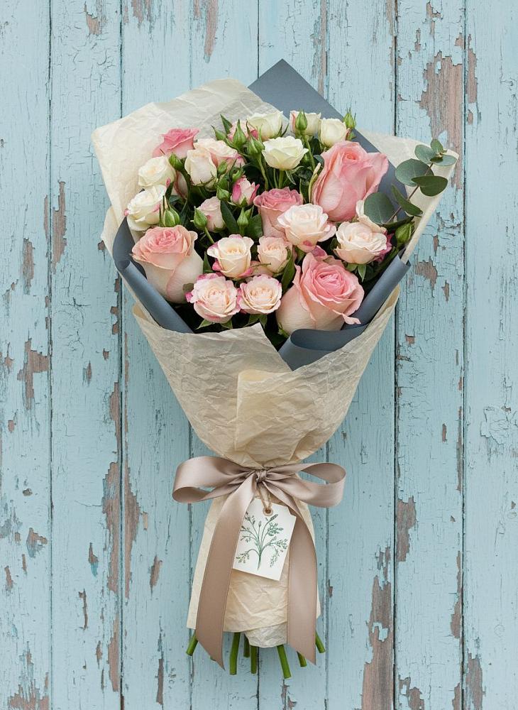 Букет цветов из: Розы в Спасс