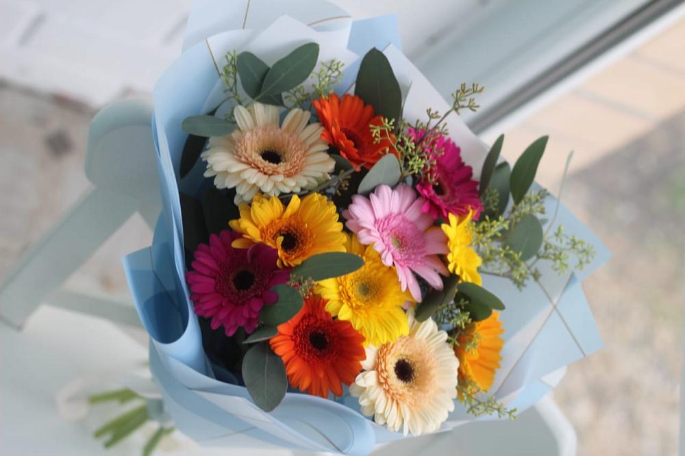 Букет цветов из: Герберы в Спасс