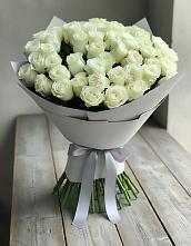 Букет 35 Белых роз в Спасс