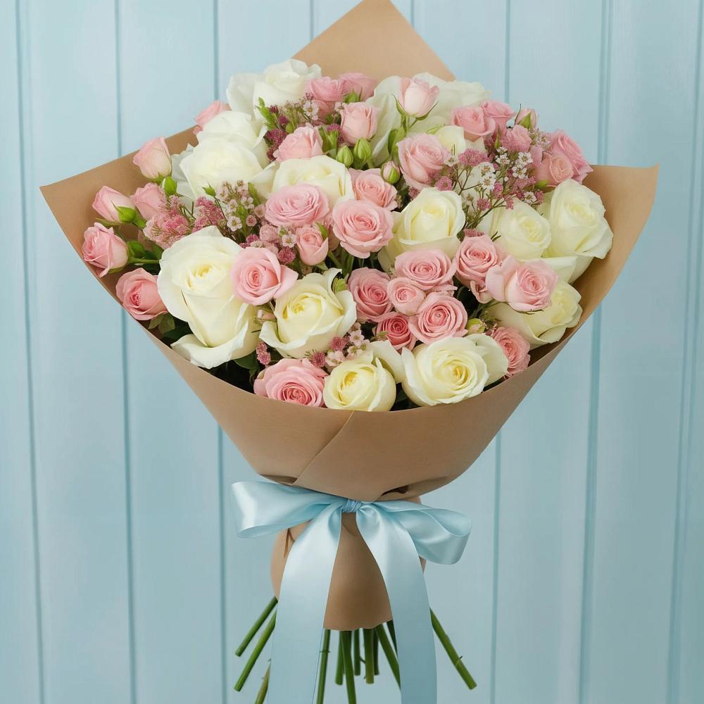 Букет цветов из: Розы в Спасс