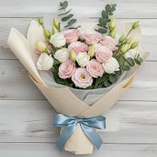 Букет цветов из:  Лизиантусы в Спасс