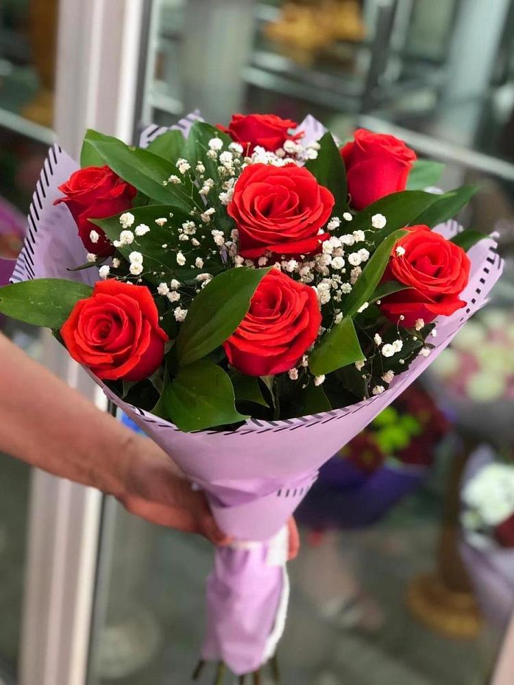 Букет цветов из: Розы в Спасс