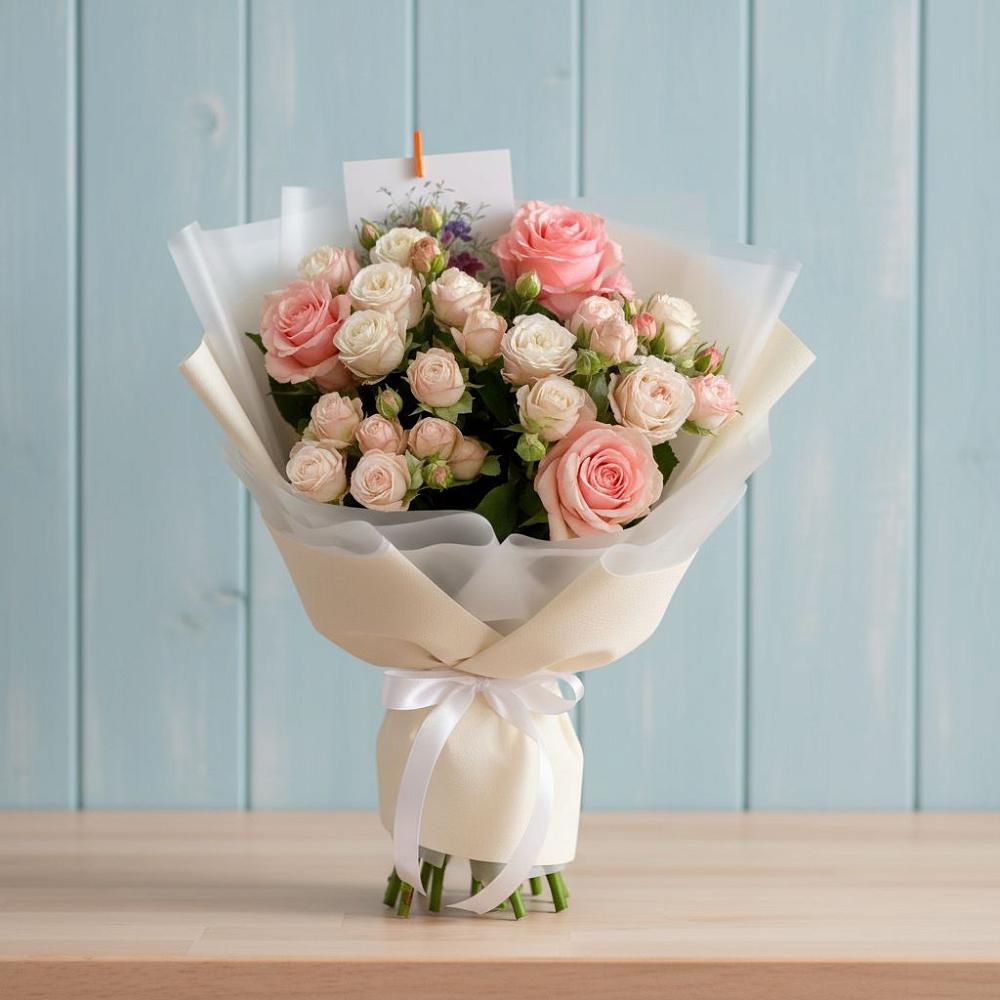 Букет цветов из: Розы в Спасс