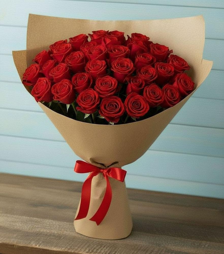 Букет Красные розы Милано в Спасс