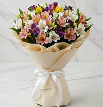 Букет цветов из:  Альстромерии #REPLACE_PRED# Спасс