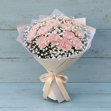 Букет цветов из:  Гвоздики в Спасс