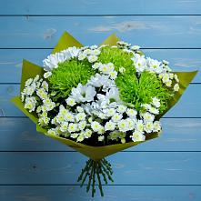 Букет цветов из:  Хризантемы в Спасс