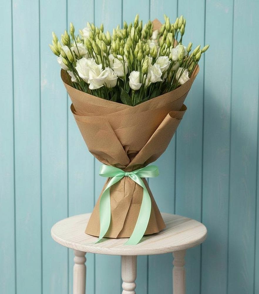 Букет цветов из: Лизиантусы в Спасс