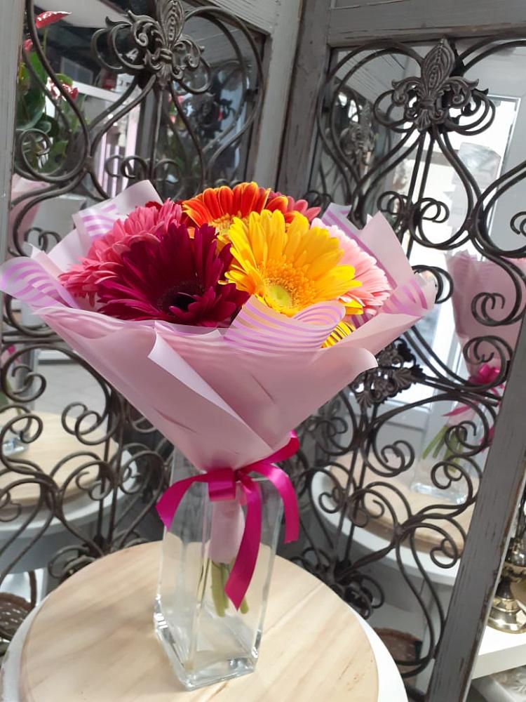 Букет цветов из: Герберы в Спасс