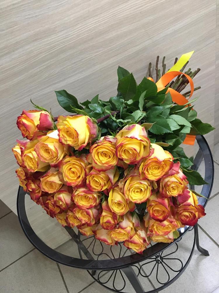 Букет Желтые розы в Спасс