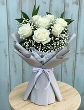 Букет цветов из:  Розы в Спасс