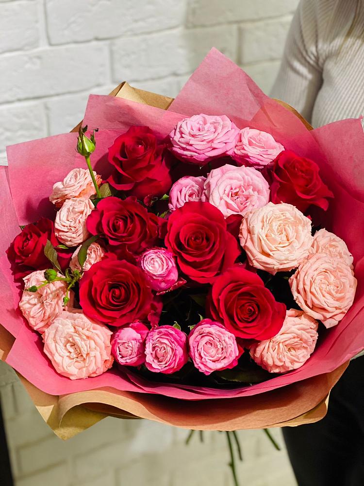 Букет цветов из: Розы в Спасс