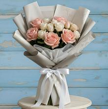 Букет цветов из:  Розы #REPLACE_PRED# Спасс