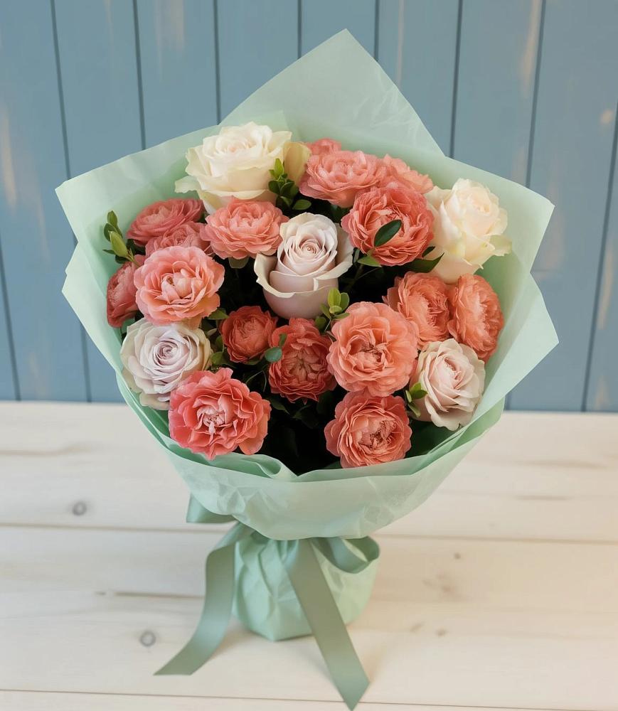 Букет цветов из: Розы в Спасс