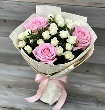 Букет цветов из:  Розы в Спасс