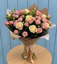 Букет цветов из:  Розы в Спасс