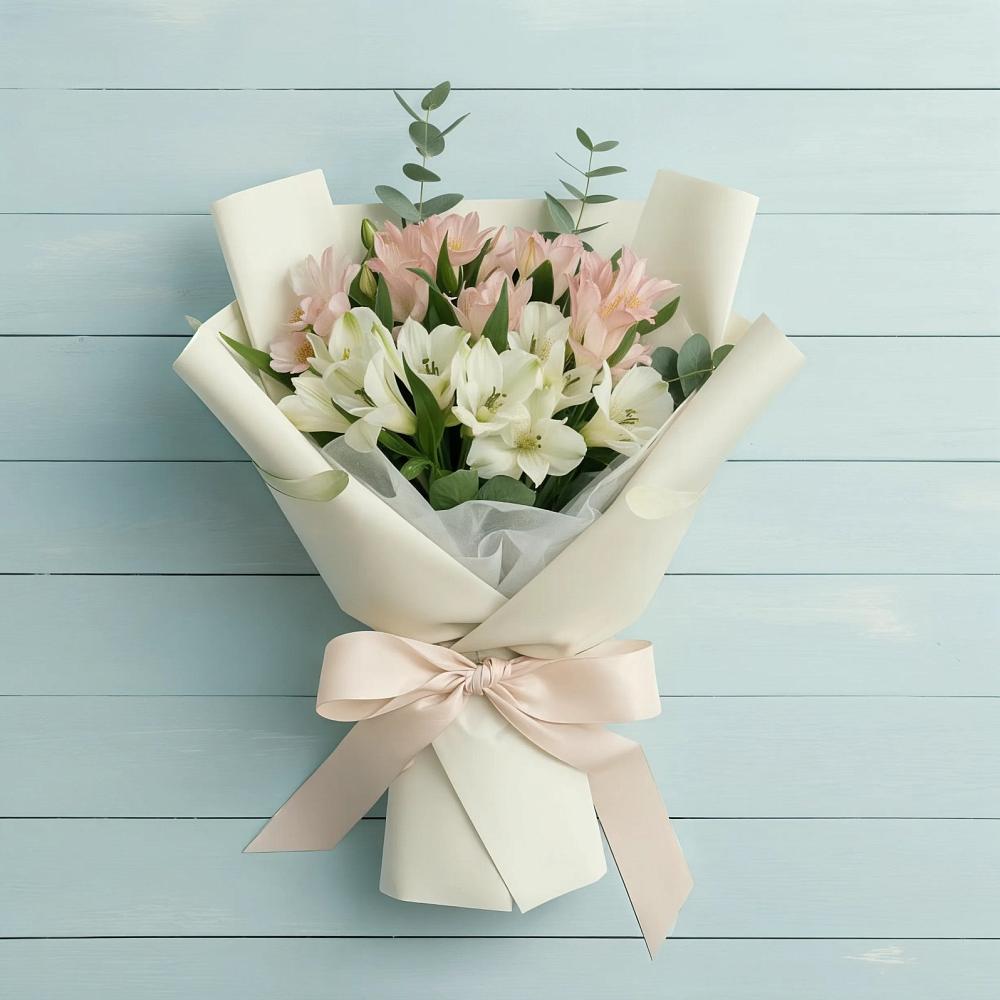 Букет цветов из: Альстромерии в Спасс