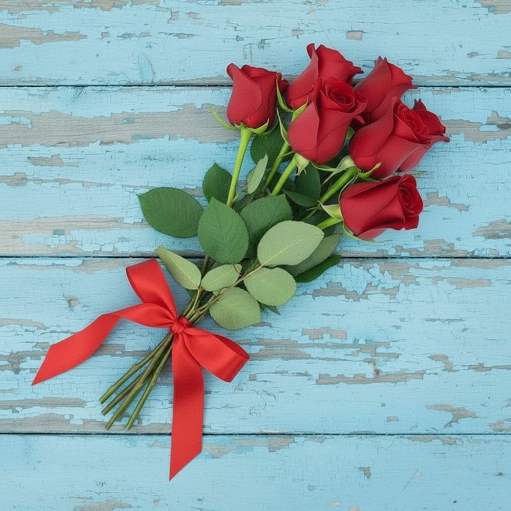 Букет Красные розы в Спасс