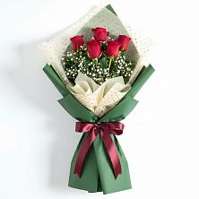 Букет цветов из:  Розы в Спасс