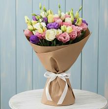 Букет цветов из:  Лизиантусы в Спасс