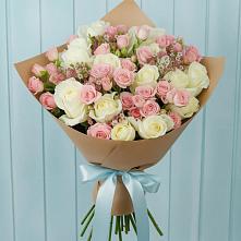 Букет цветов из:  Розы в Спасс