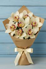 Букет цветов из:  Орхидеи и Розы в Спасс