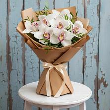 Букет цветов из:  Орхидеи и Розы в Спасс